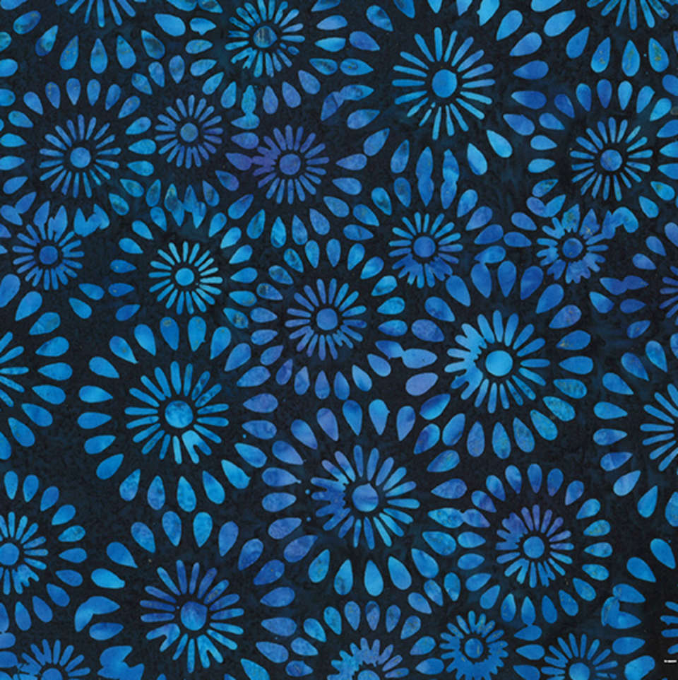 Hoffman California Fabrics - Aurora - V2538-230-Sapphire