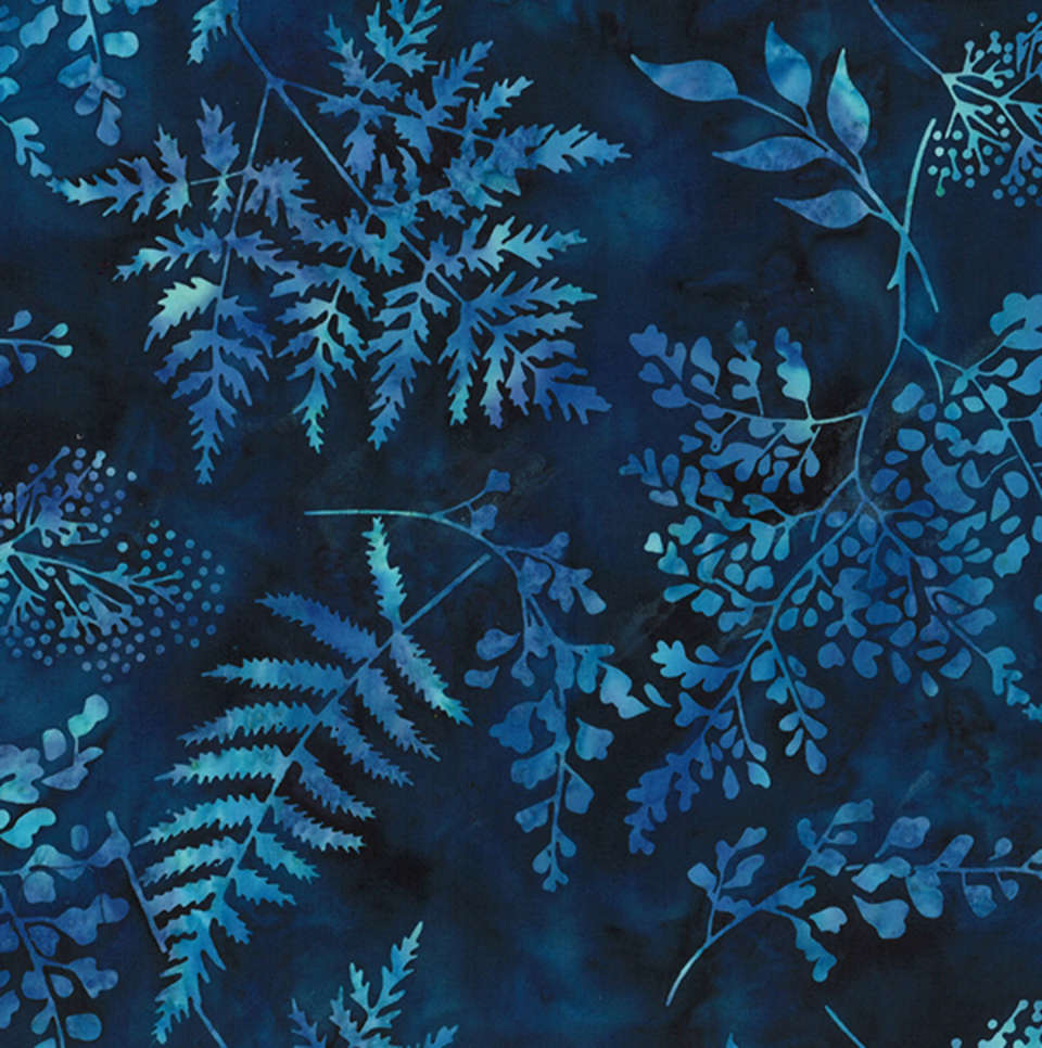 Hoffman California Fabrics - Aurora - V2529-230-Sapphire