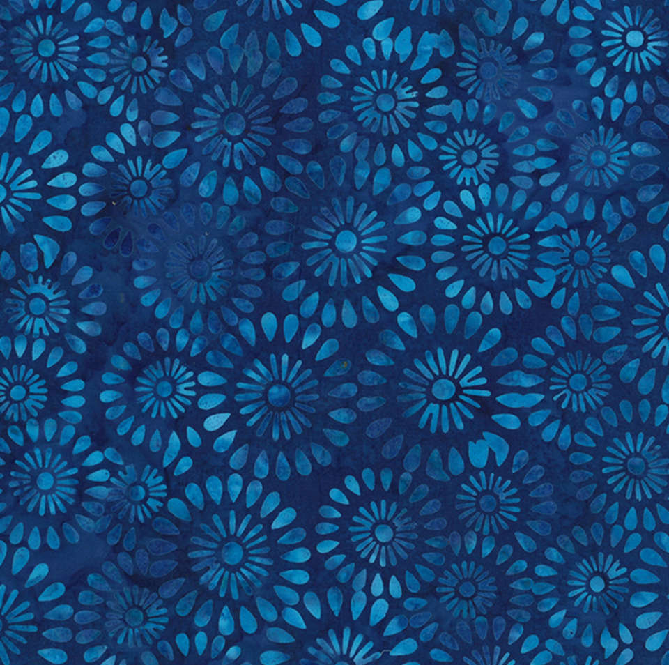 Hoffman California Fabrics - Aurora - V2538-87-Blueberry