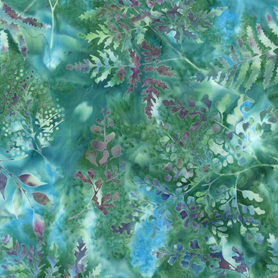 Hoffman California Fabrics - Brilliant Gems - V2529-170-Meadow