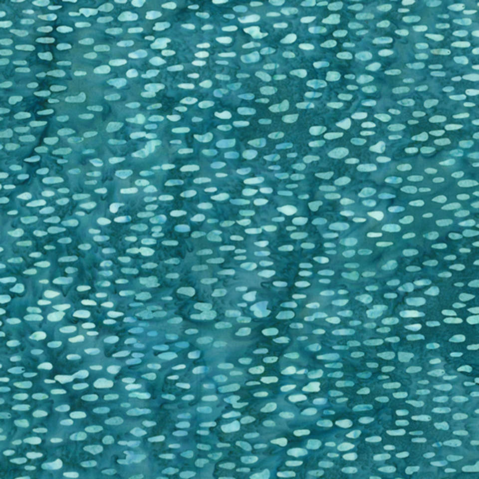 Hoffman California Fabrics - Brilliant Gems - V2528-61-Turquoise