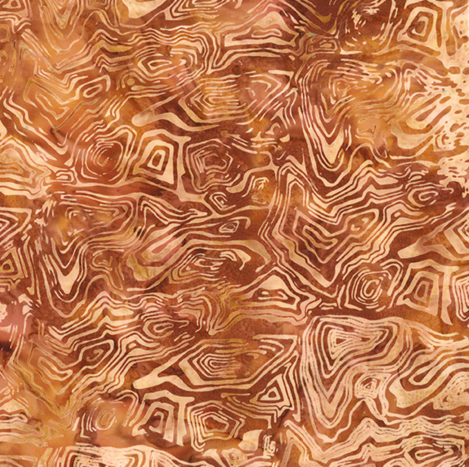 Hoffman California Fabrics - Homestead - V2537-415-Chai-Tea