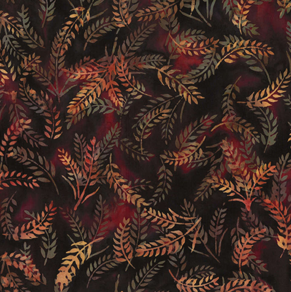 Hoffman California Fabrics - Homestead - V2526-515-Rum-Raisin