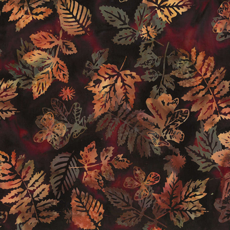 Hoffman California Fabrics - Homestead - V2534-515-Rum-Raisin