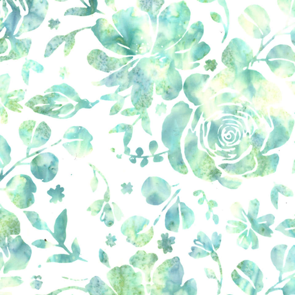 Hoffman California Fabrics - Seascape - V2533-581-Bluegrass