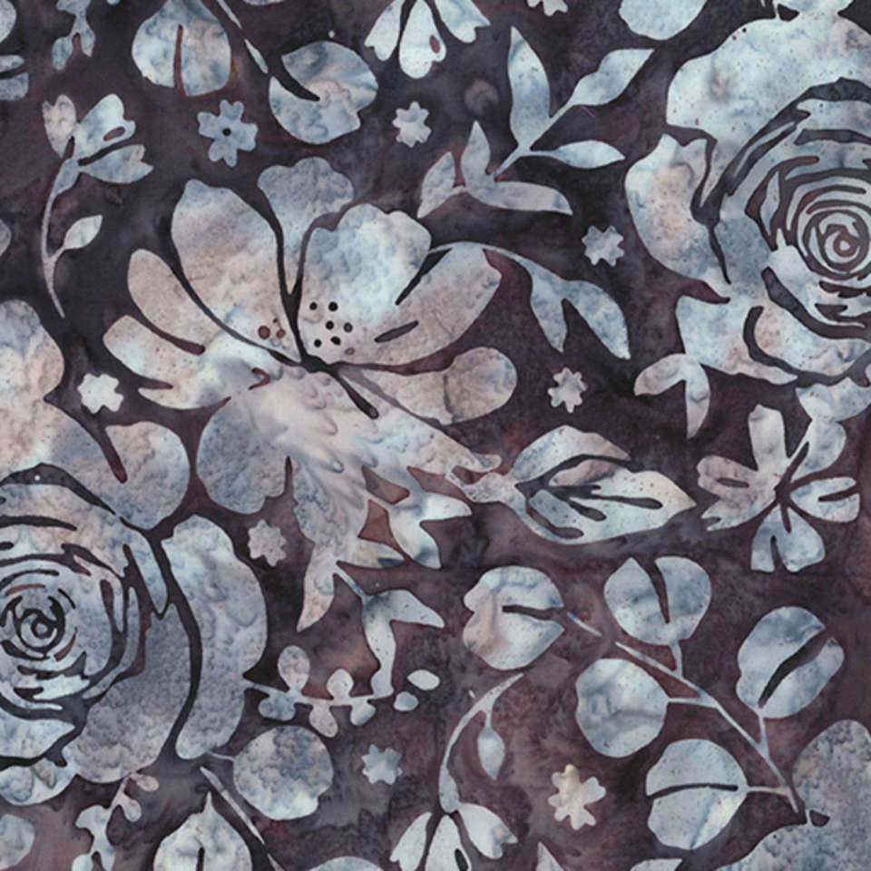 Hoffman California Fabrics - Stone Fossil - V2533-325-Plumpudding