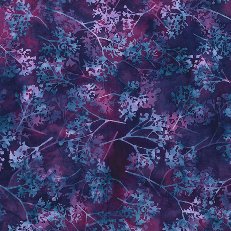 Hoffman California Fabrics - Violet and Pink Skies - V2532-382-Grape-Juice