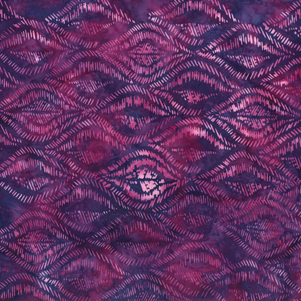 Hoffman California Fabrics - Violet and Pink Skies - V2539-423-Marsala