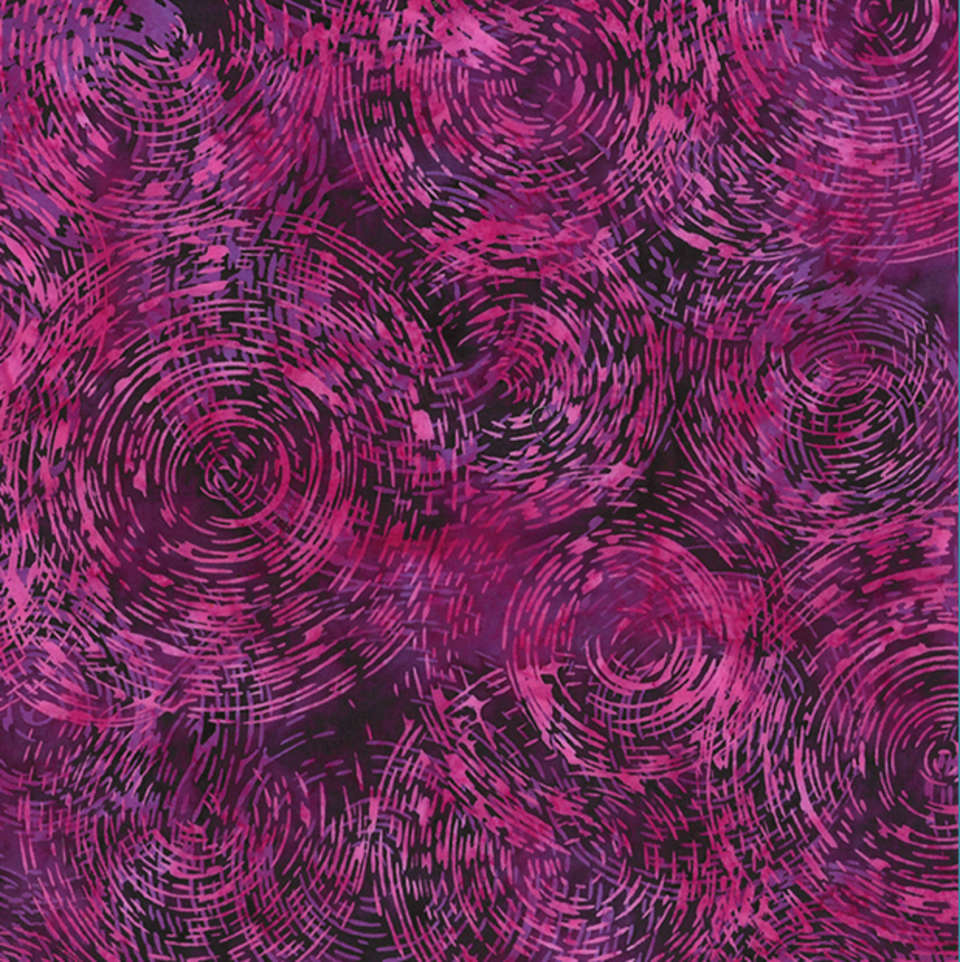 Hoffman California Fabrics - Violet and Pink Skies - V2536-423-Marsala