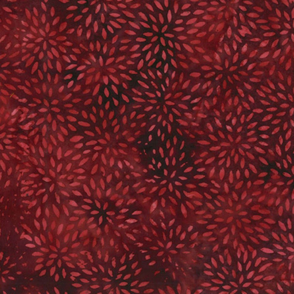 Hoffman California Fabrics - Garnet Glow - V2558-381-Pomegranate