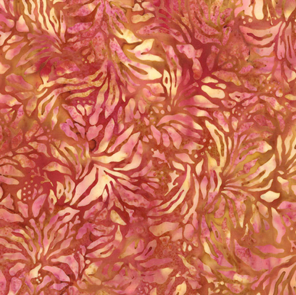 Hoffman California Fabrics - Garnet Glow - V2557-448-Blossom