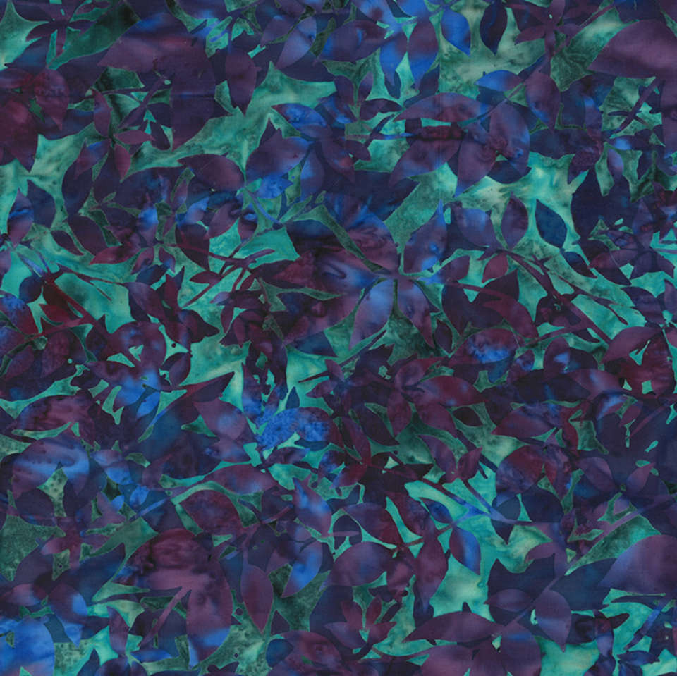 Hoffman California Fabrics - Prismatic Blooms - V2550-162-Jewel