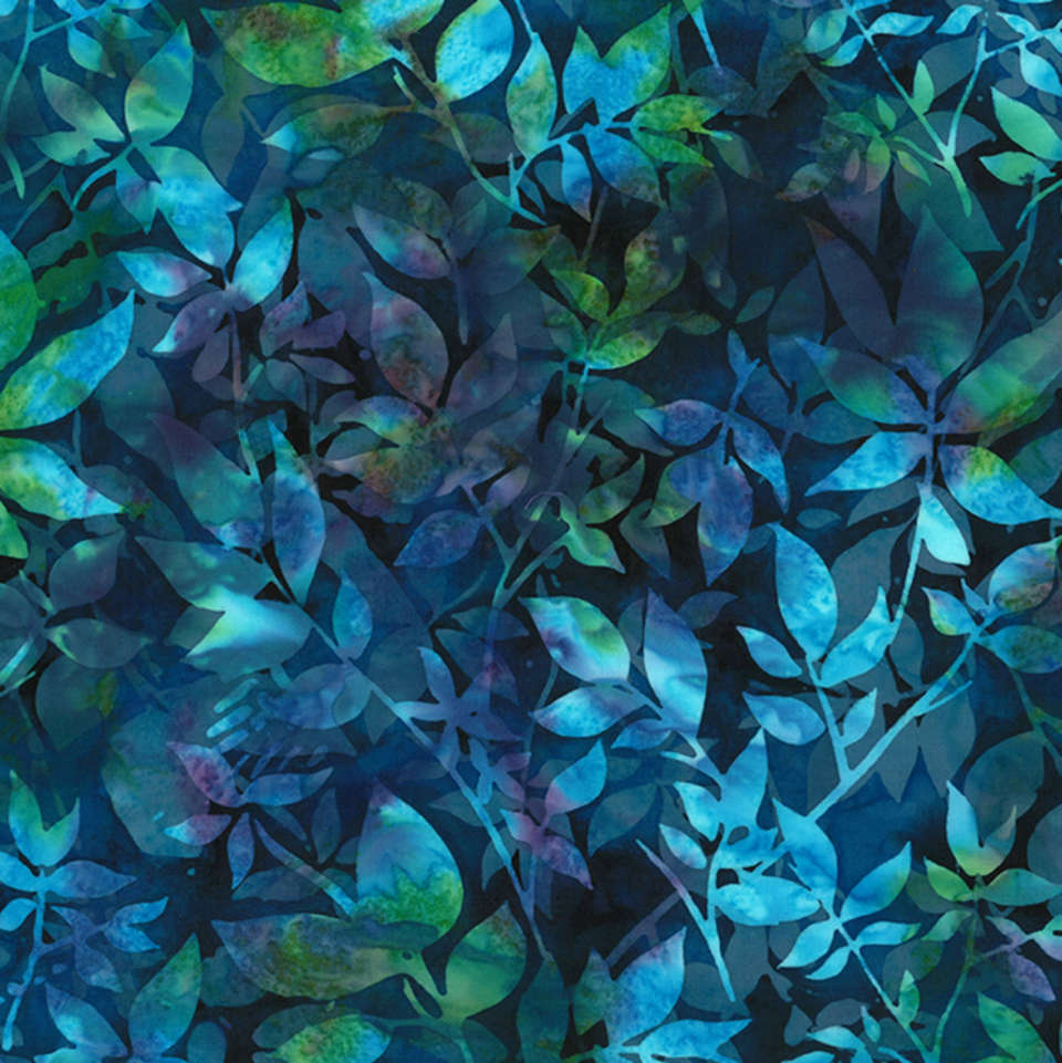 Hoffman California Fabrics - Prismatic Blooms - V2550-582-Twilight