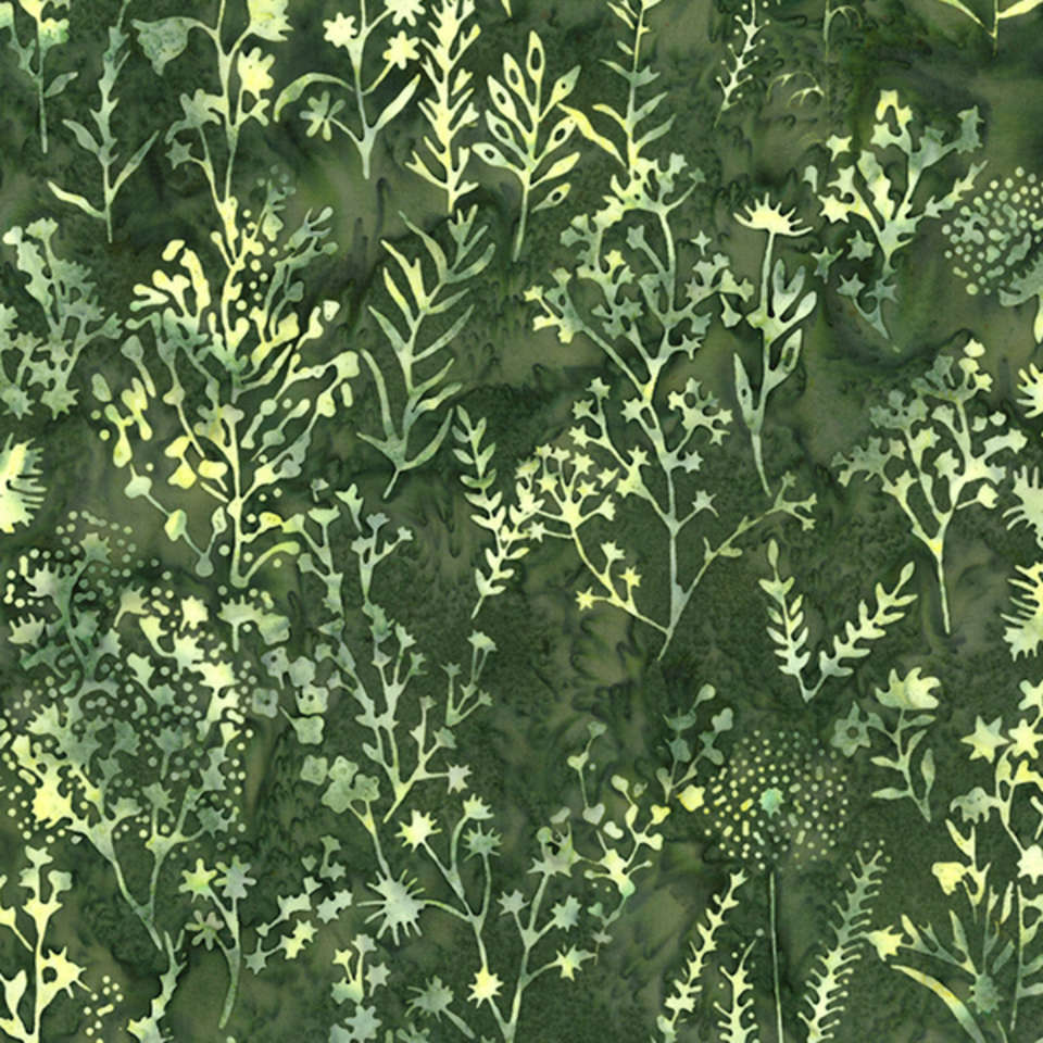 Hoffman California Fabrics - Sweet Breeze - V2555-331-Herb