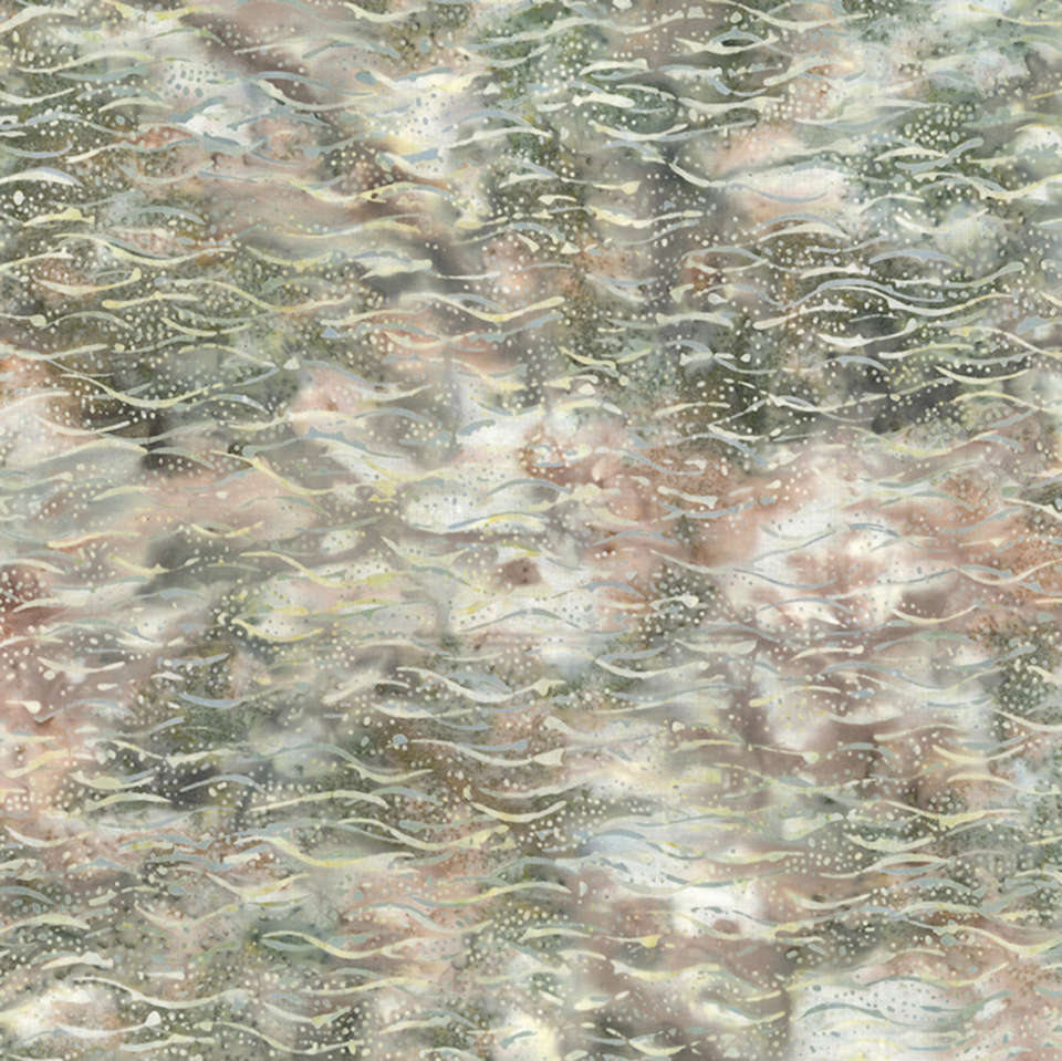 Hoffman California Fabrics - Jelly Fish Batiks - MR44-58-Earth