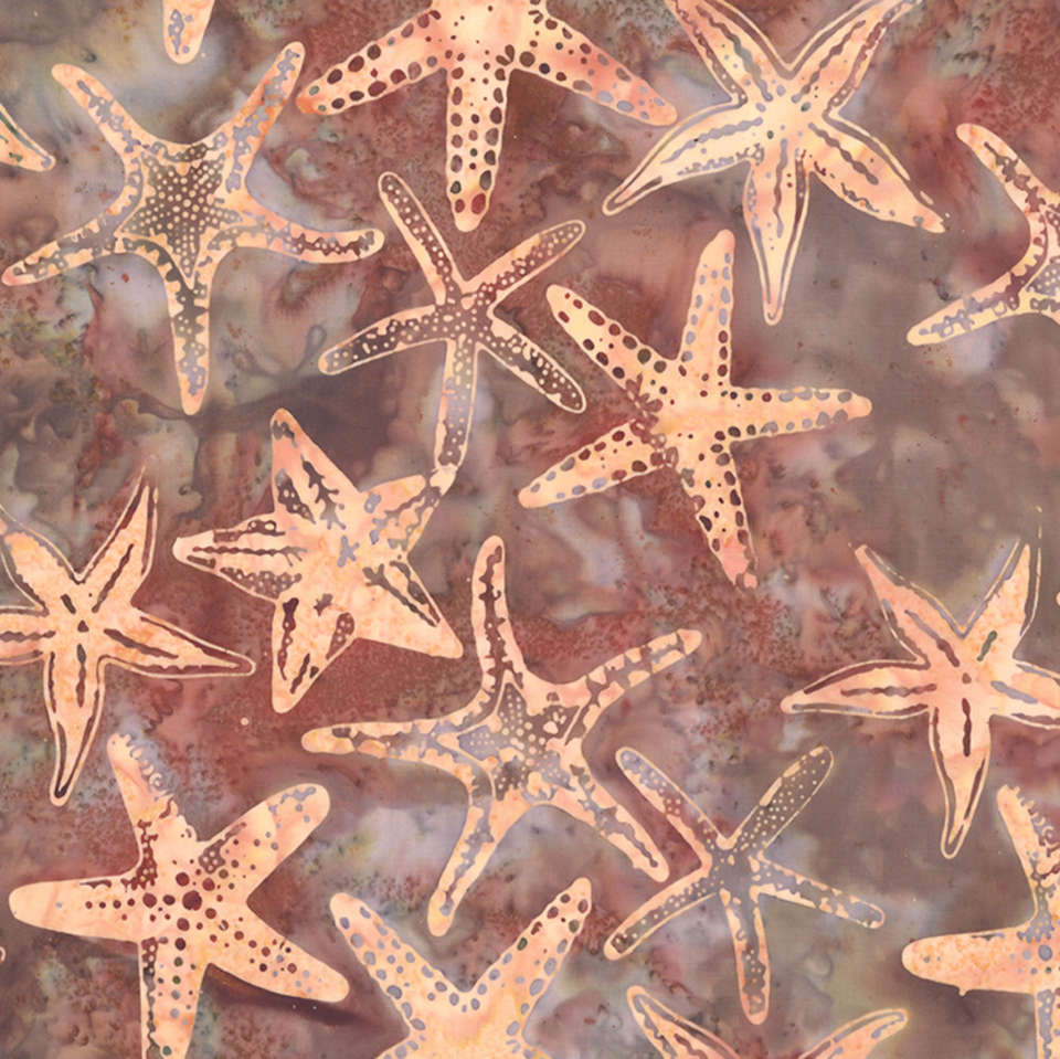 Hoffman California Fabrics - Jelly Fish Batiks - MR46-172-Copper