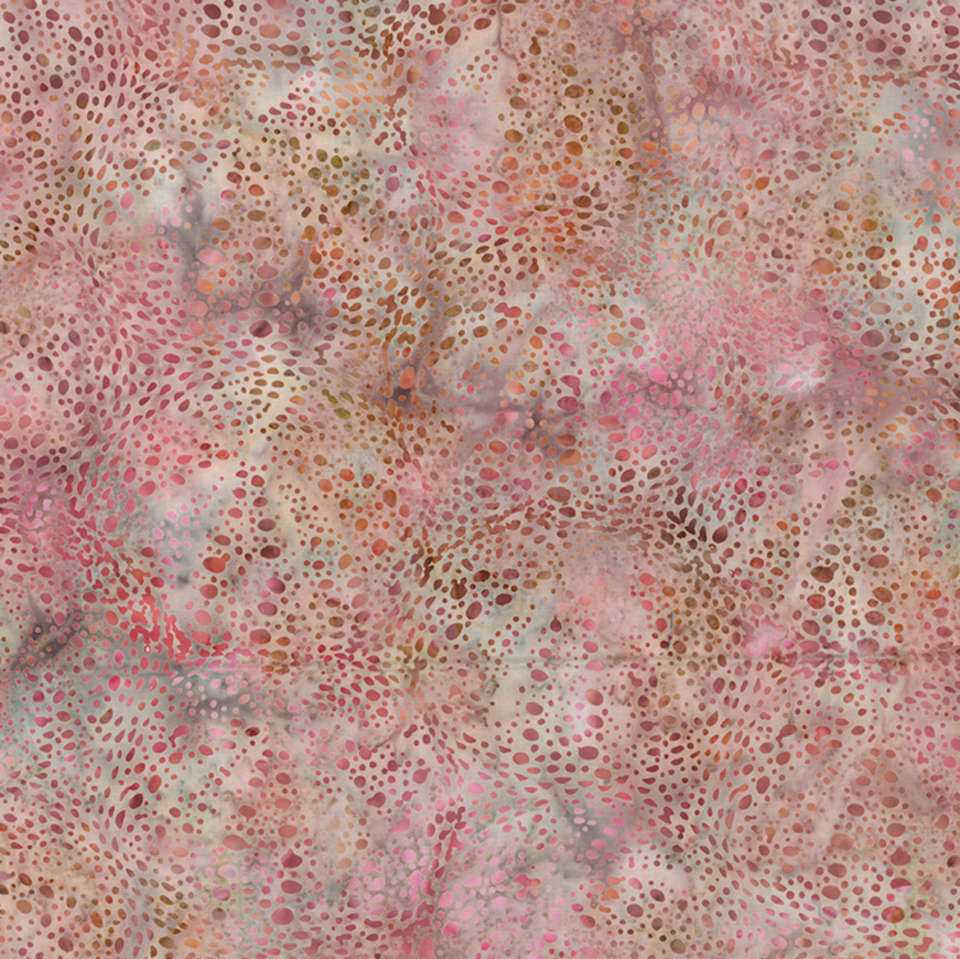 Hoffman California Fabrics - Jelly Fish Batiks - MR43-59-Coral