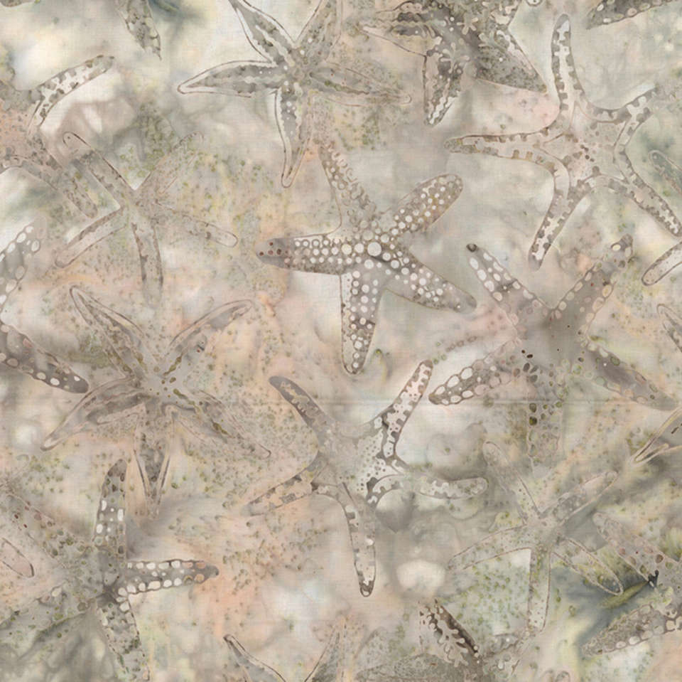 Hoffman California Fabrics - Jelly Fish Batiks - MR46-531-Papyrus