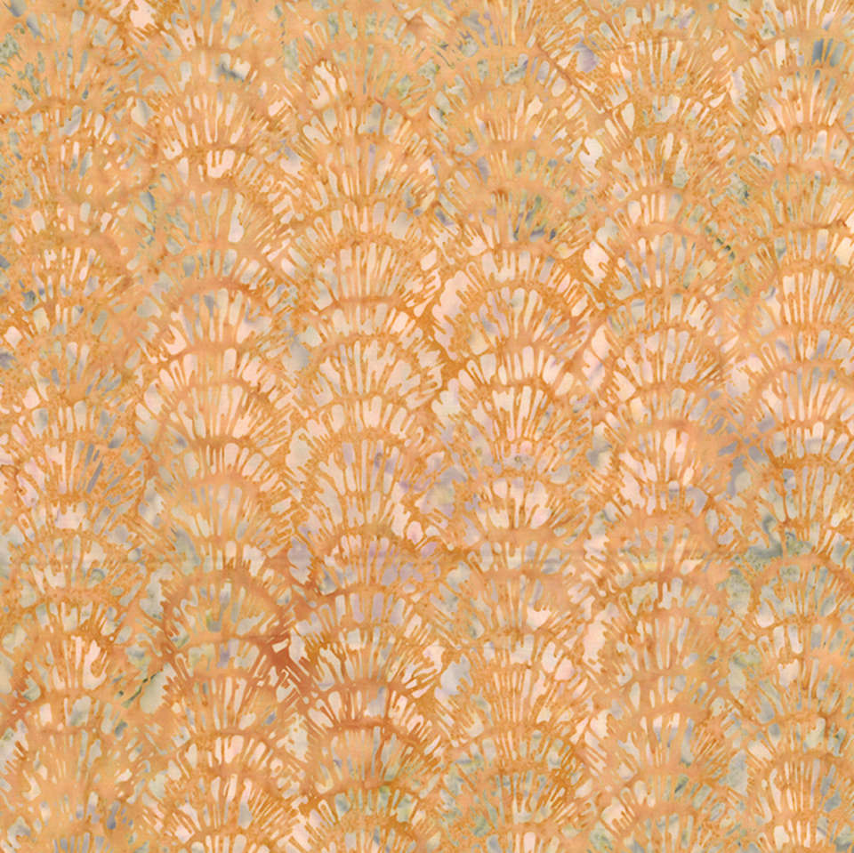 Hoffman California Fabrics - Jelly Fish Batiks - MR47-351-Sunny