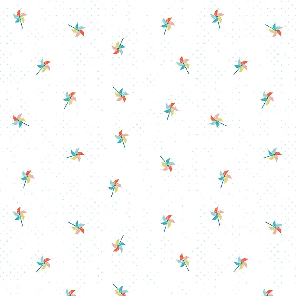 Riley Blake Designs - Hush Hush 3 - C14069-PINWHEEL