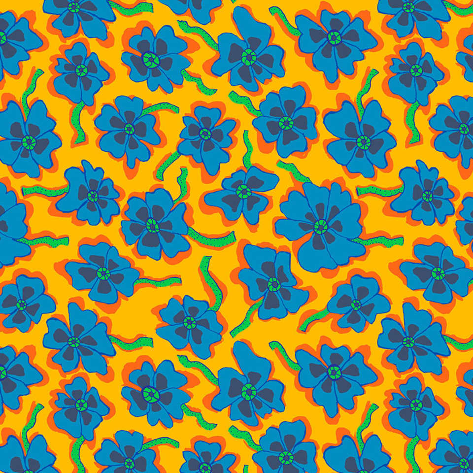 Free Spirit - Kaffe Fassett Collective August 2023 - PWBM088.YELLOW