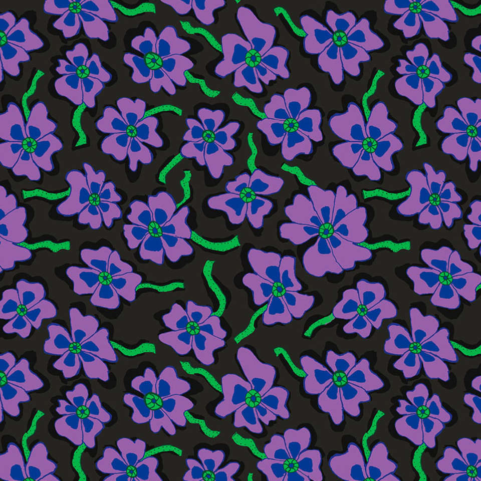 Free Spirit - Kaffe Fassett Collective August 2023 - PWBM088.BLACK