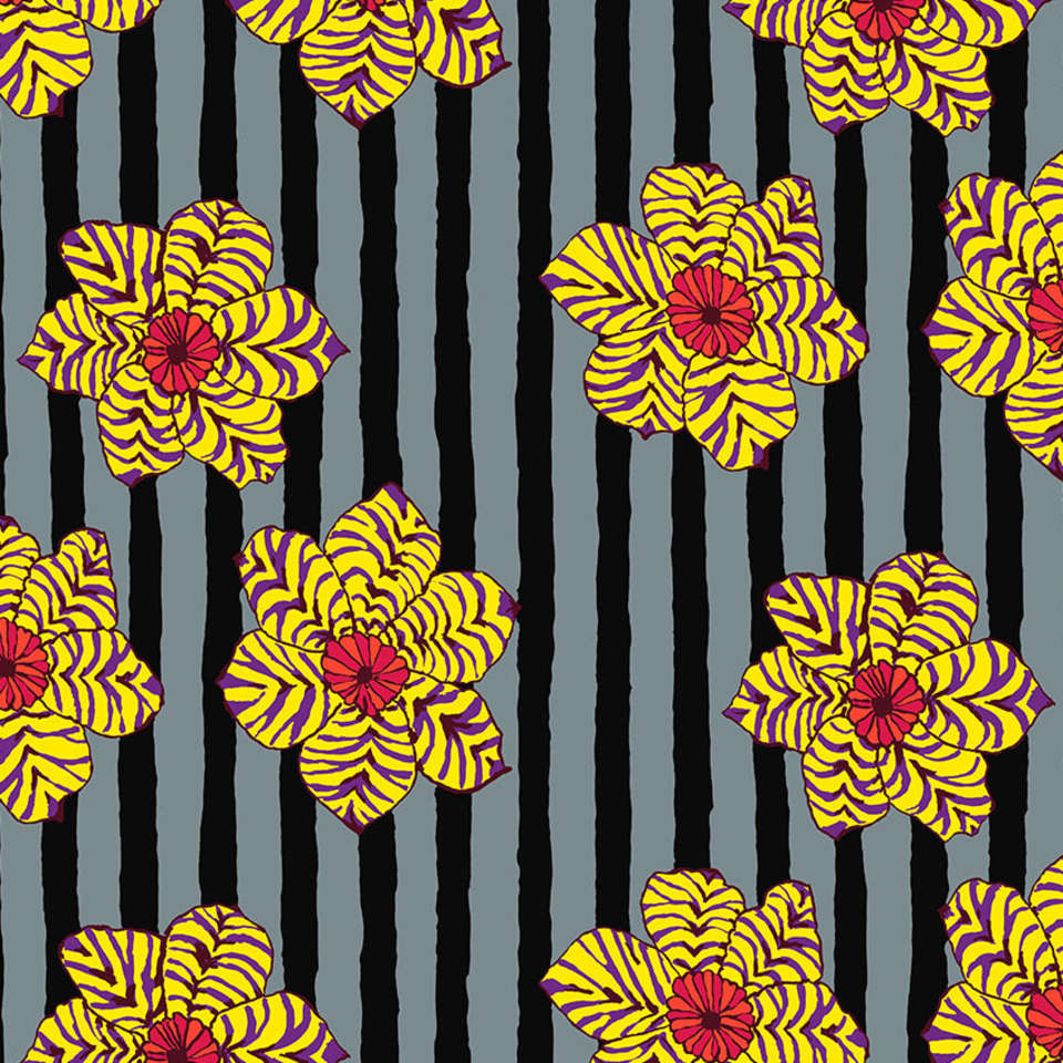 Free Spirit - Kaffe Fassett Collective August 2023 - PWBM091.BLACK