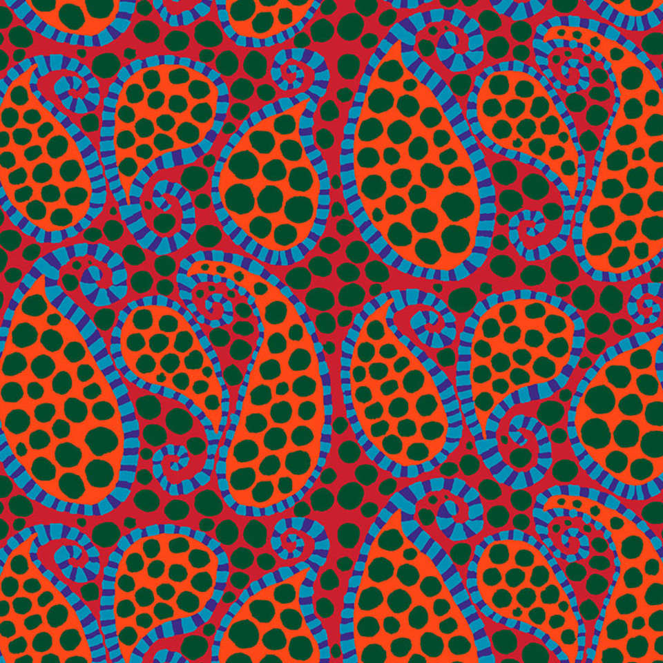 Free Spirit - Kaffe Fassett Collective August 2023 - PWBM090.RED