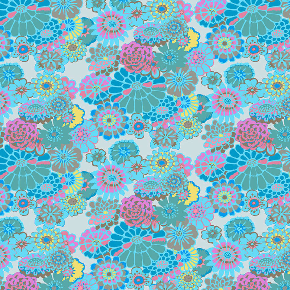 Free Spirit - Kaffe Fassett Collective August 2023 - GP89.TURQUOISE