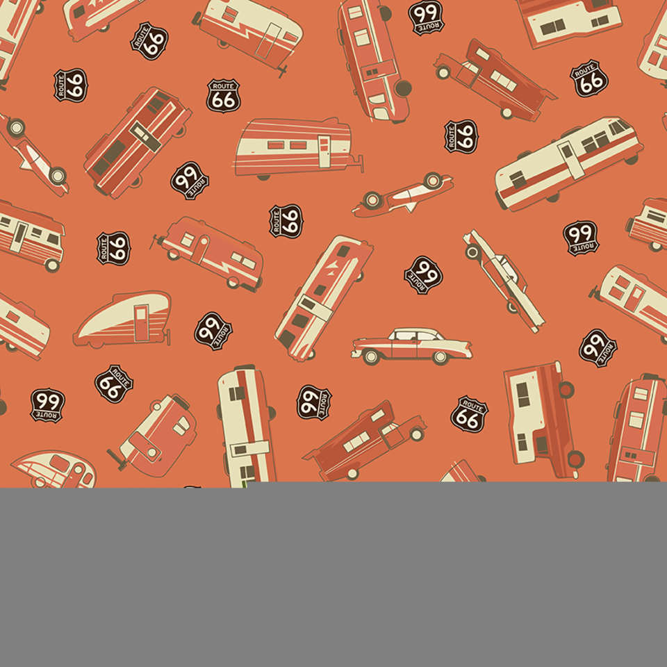 Riley Blake Designs - Route 66 - C15010-SUNSET