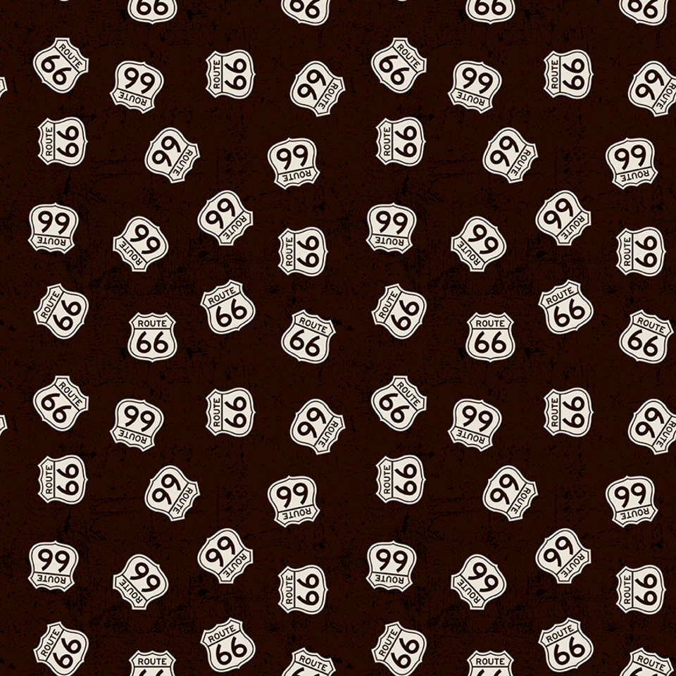 Riley Blake Designs - Route 66 - C15013-BLACK
