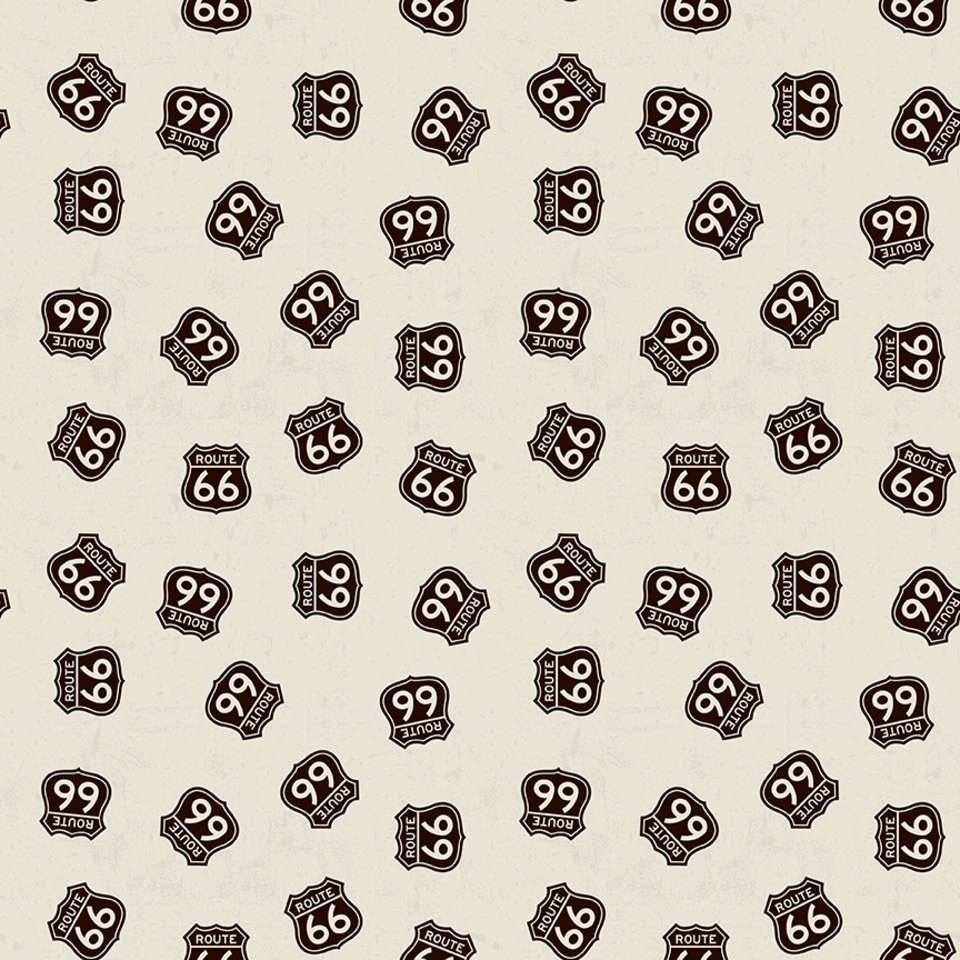 Riley Blake Designs - Route 66 - C15013-CREAM
