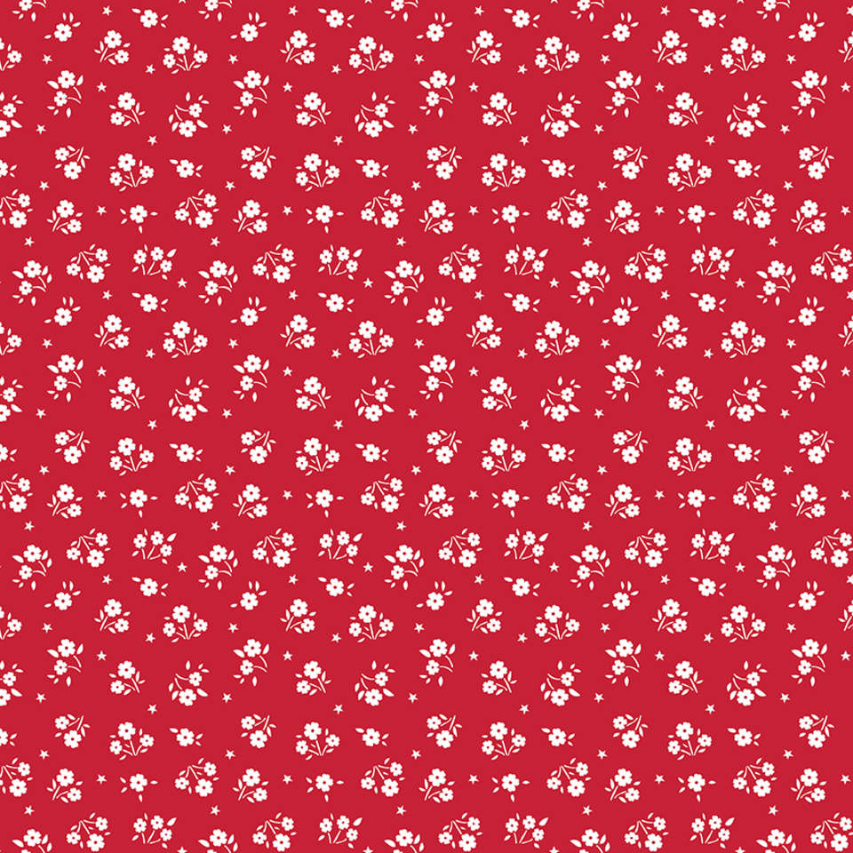 Riley Blake Designs - American Beauty - C14446-RED