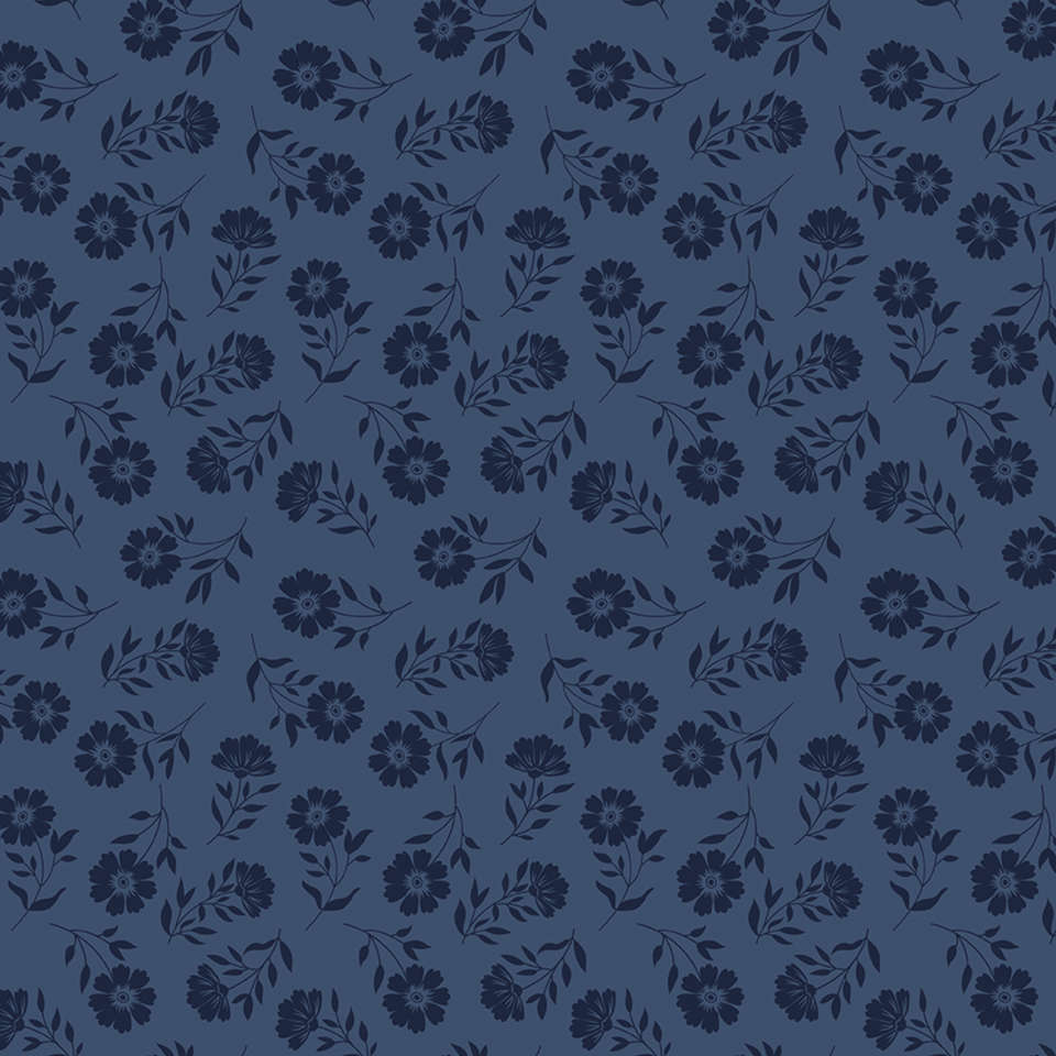 Riley Blake Designs - American Beauty - C14444-NAVY