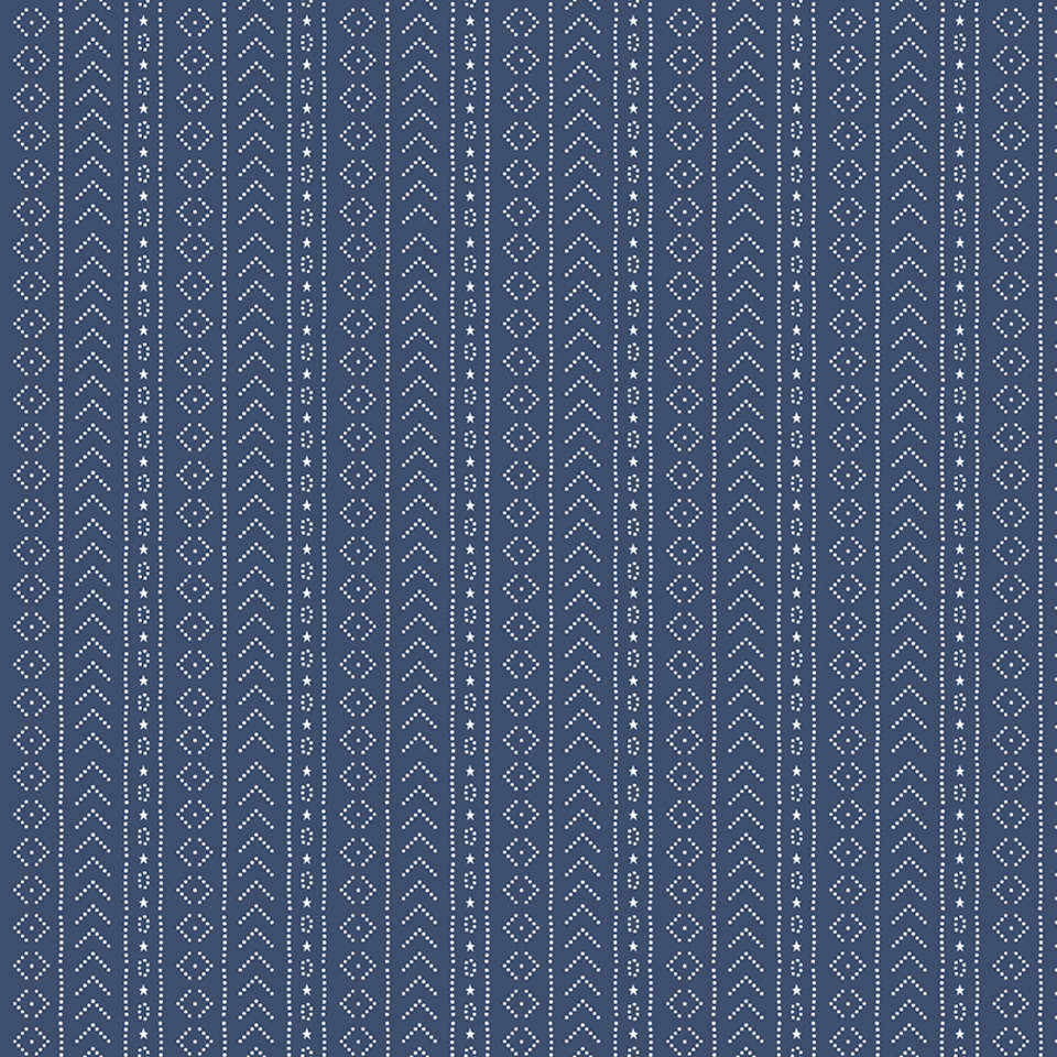 Riley Blake Designs - American Beauty - C14447-NAVY