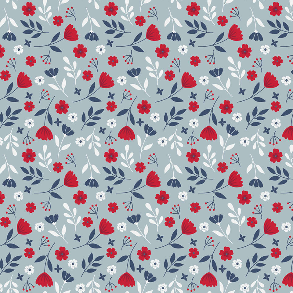 Riley Blake Designs - American Beauty - C14441-STORM