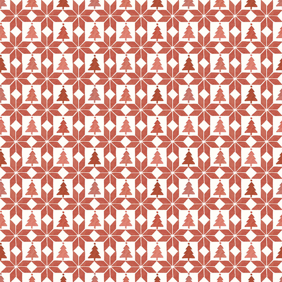 Riley Blake Designs - Magical Winterland - C14946-BARNRED