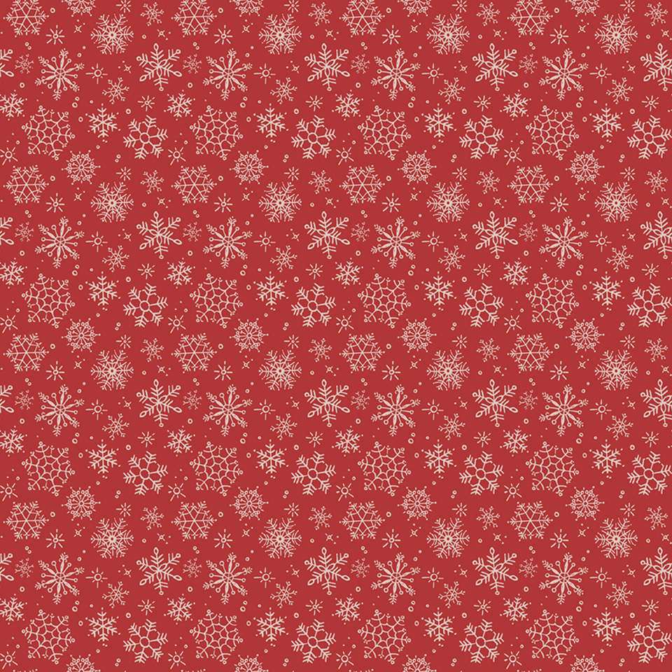 Riley Blake Designs - Magical Winterland - C14944-BARNRED
