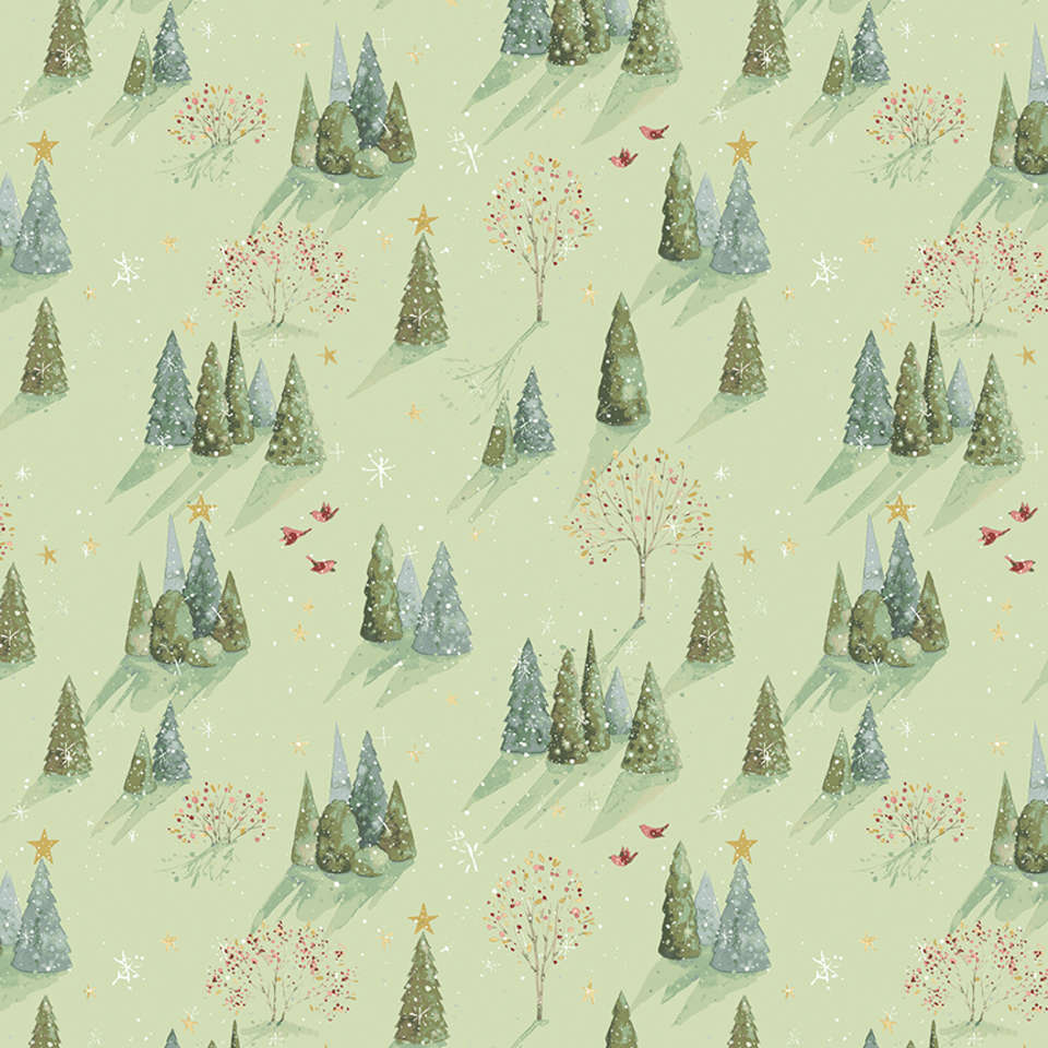 Riley Blake Designs - Magical Winterland - C14941-GREEN