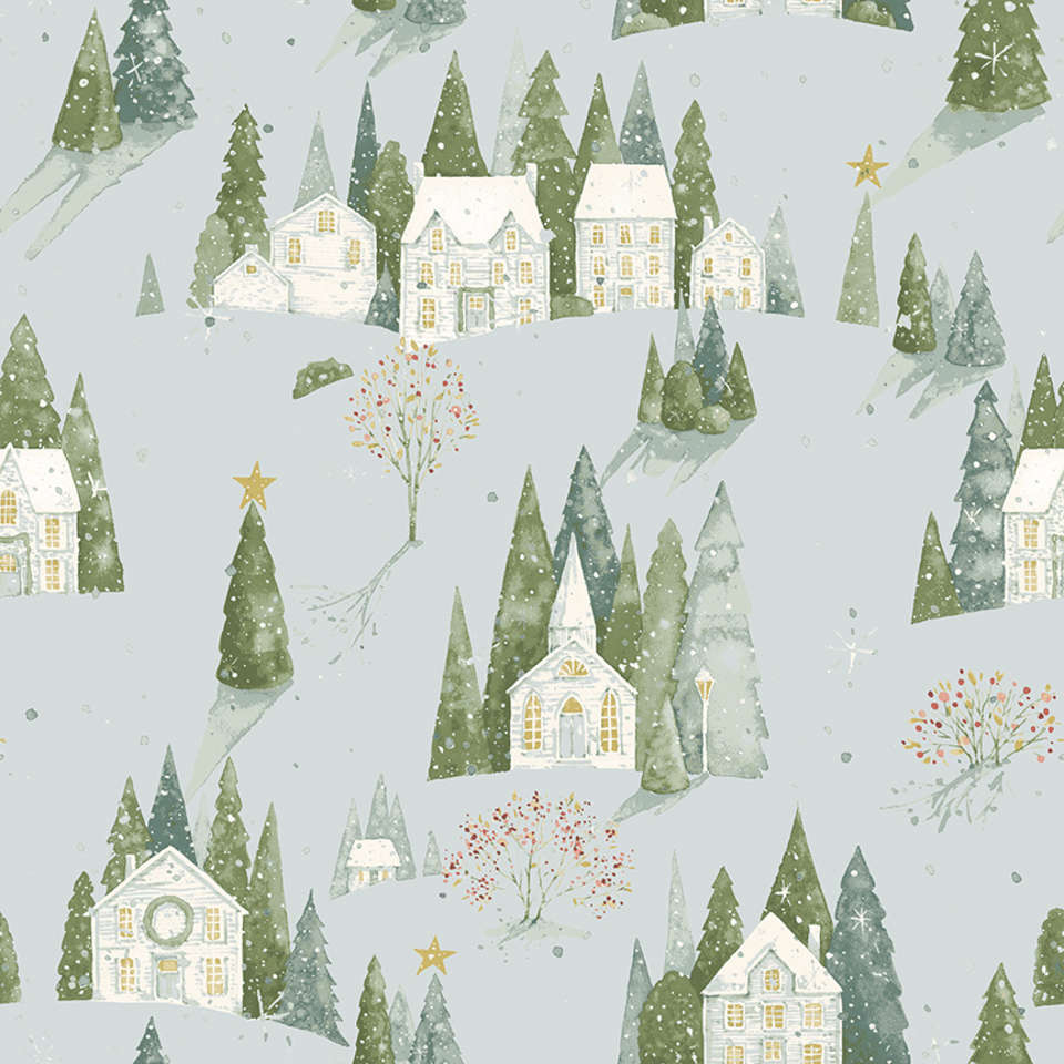 Riley Blake Designs - Magical Winterland - C14940-BLUE