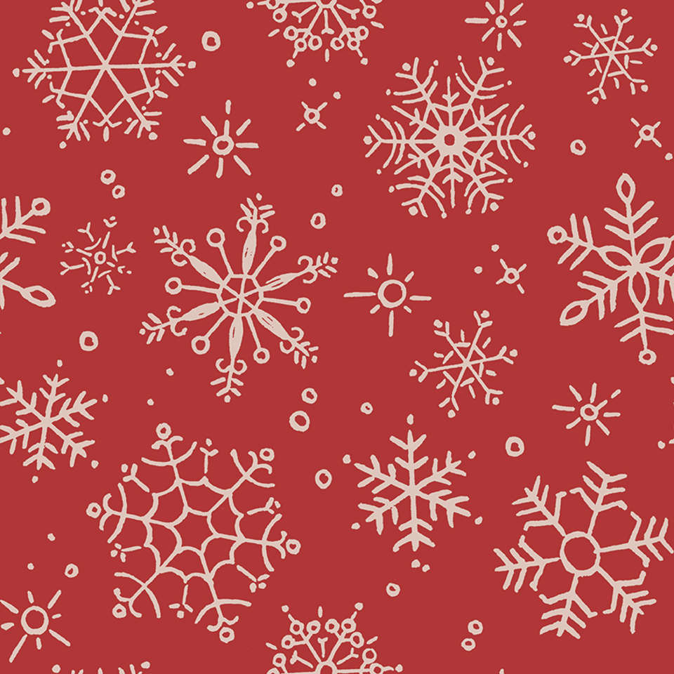 Riley Blake Designs - Magical Winterland - WB14949-BARNRED
