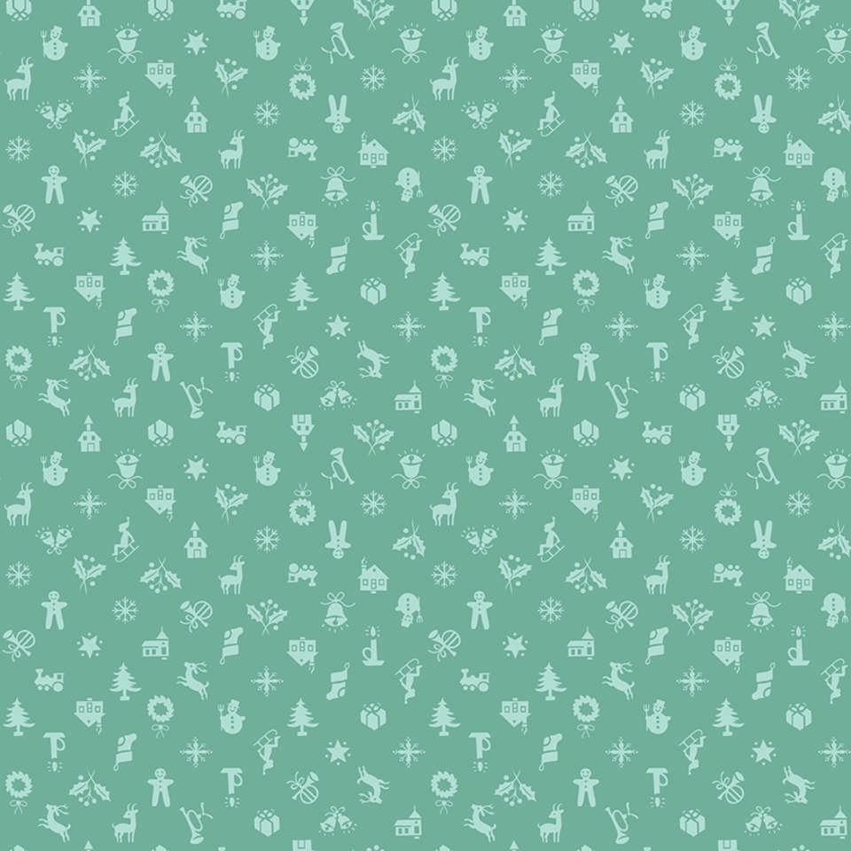 Riley Blake Designs - Home Town Holiday - C14907-SEAGLASS