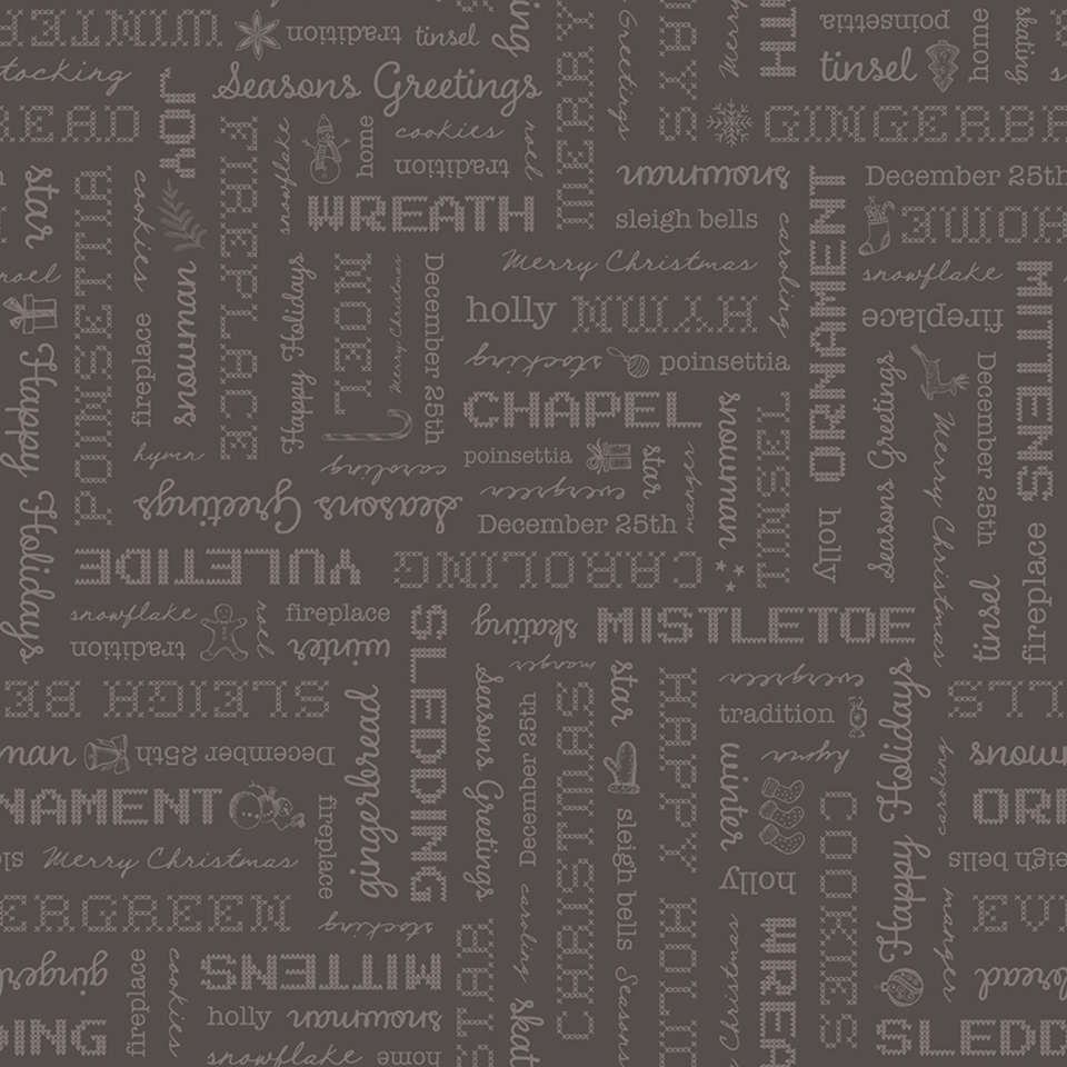 Riley Blake Designs - Home Town Holiday - C14902-DKMILK