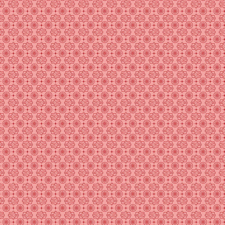 Riley Blake Designs - Home Town Holiday - C14908-CORAL