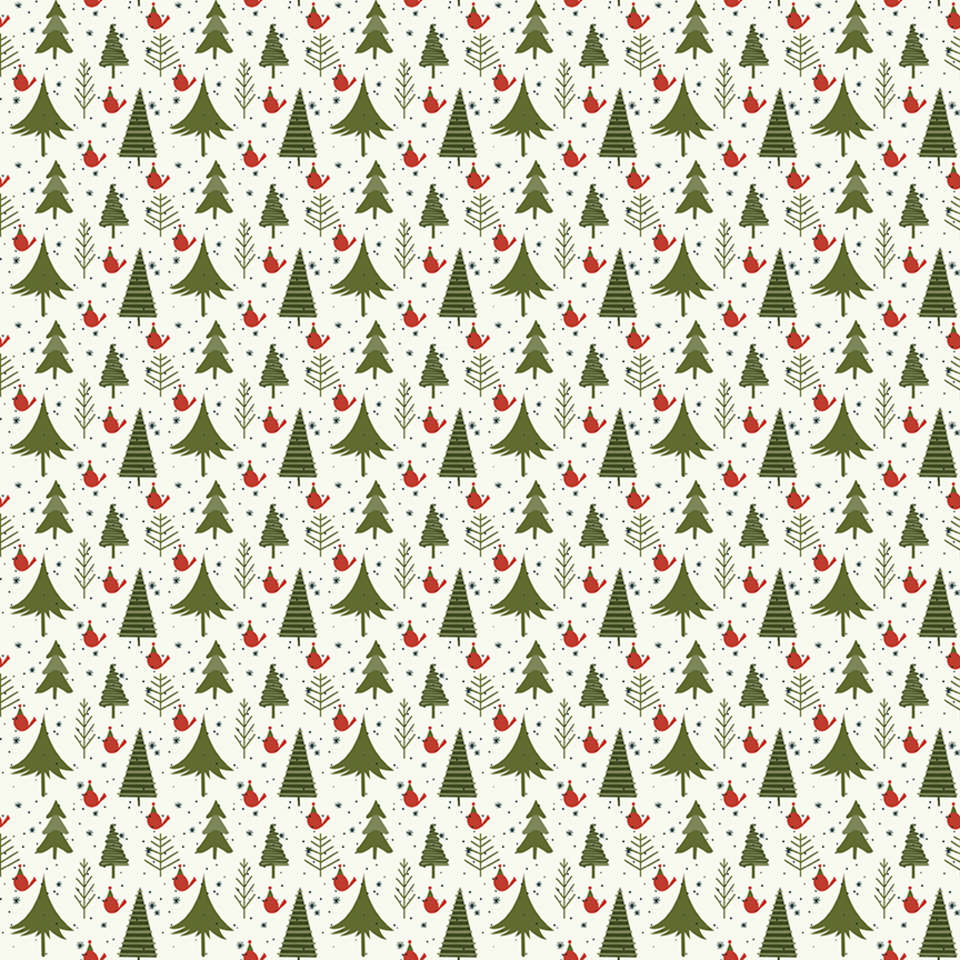 Riley Blake Designs - Christmas Is in Town - C14744-CREAM