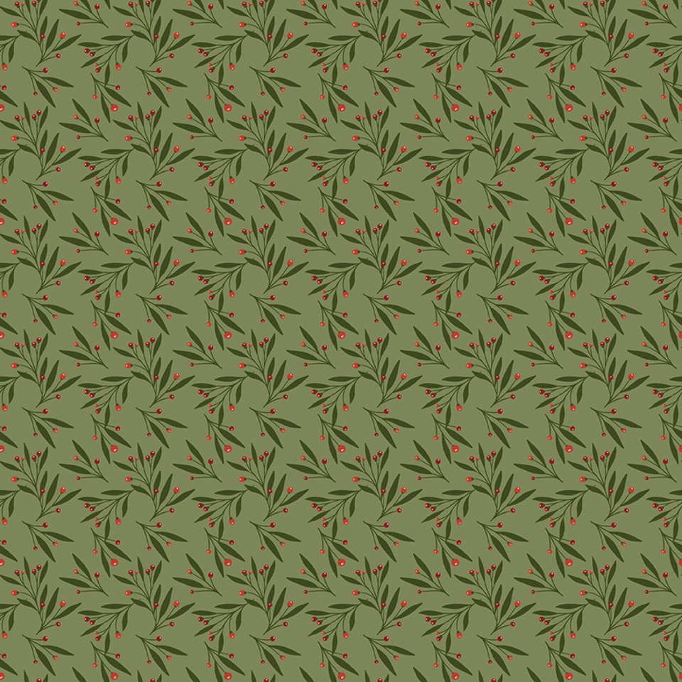 Riley Blake Designs - Christmas Is in Town - C14745-OLIVE