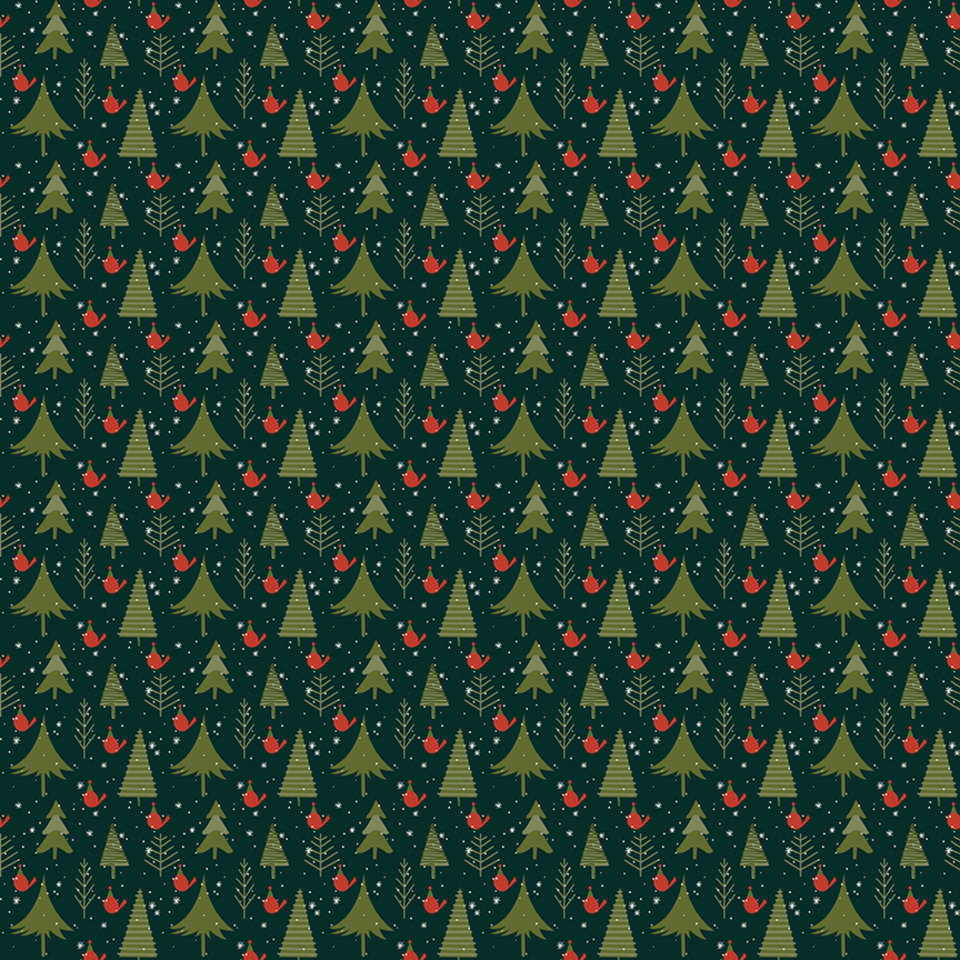 Riley Blake Designs - Christmas Is in Town - C14744-FOREST