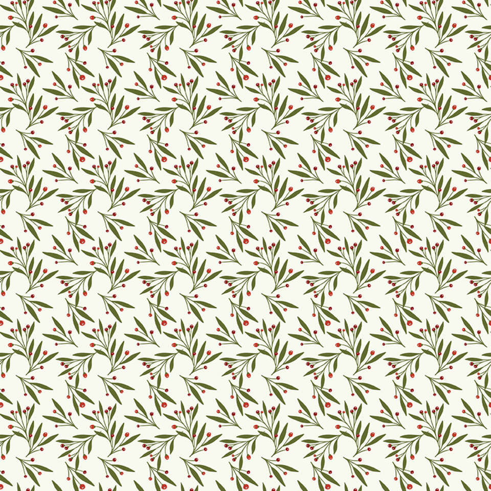 Riley Blake Designs - Christmas Is in Town - C14745-CREAM