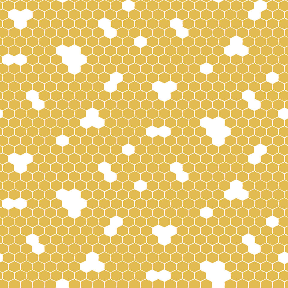 Riley Blake Designs - Honey Bees and Flowers Please - C15135-GOLD