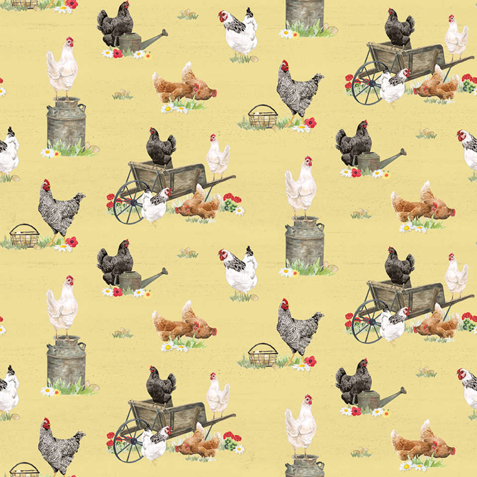 Riley Blake Designs - Spring Barn Quilts - CD14331-YELLOW